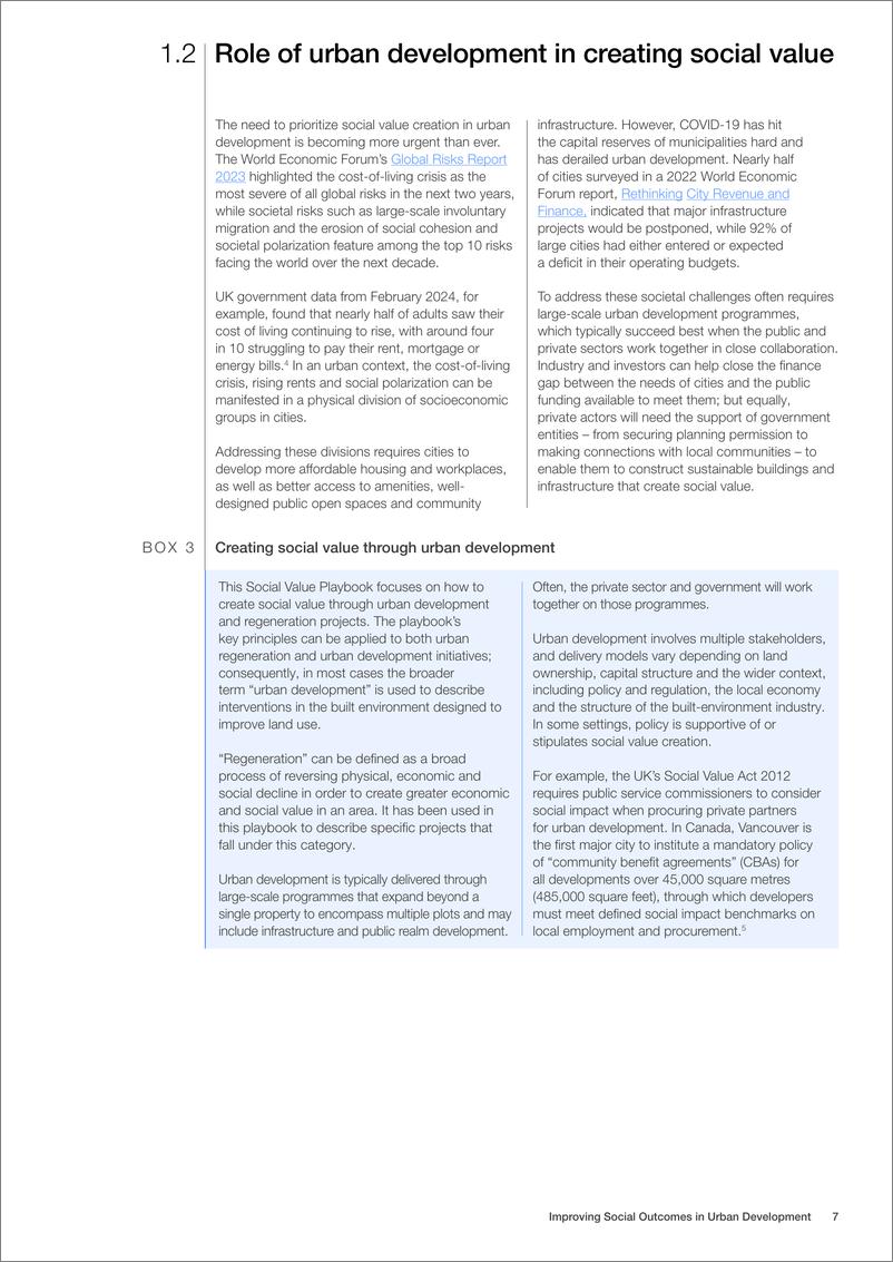 《世界经济论坛-改善城市发展中的社会成果：从业者指南（英）-2024-32页》 - 第7页预览图