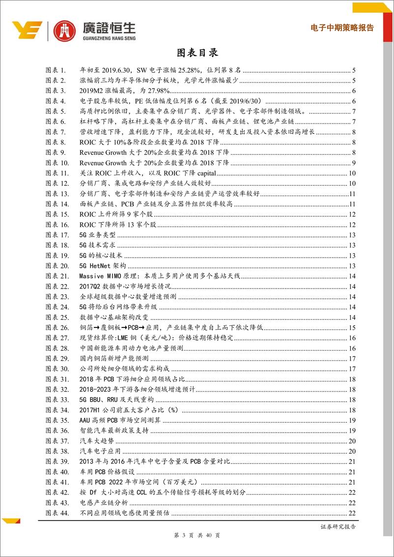 《电子行业中期策略报告：自下而上，效率优先，基于ROIC和Growth选股研判-20190703-广证恒生-40页》 - 第4页预览图