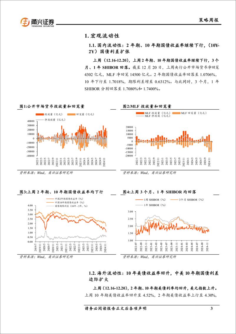 《流动性12月第3期：南下金融，融资科技-241224-甬兴证券-10页》 - 第3页预览图