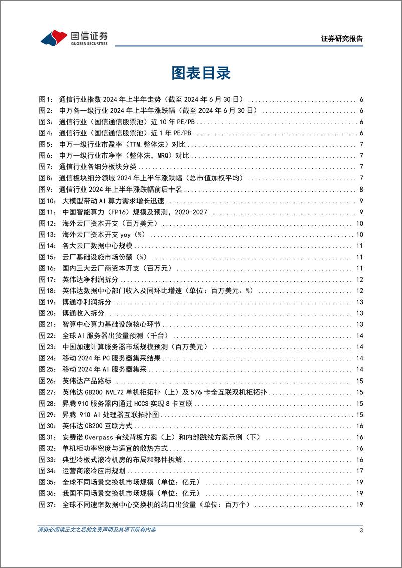 《通信行业2024年中期投资策略：聚焦云边算力，兼顾运营商及卫星互联网-240702-国信证券-46页》 - 第3页预览图