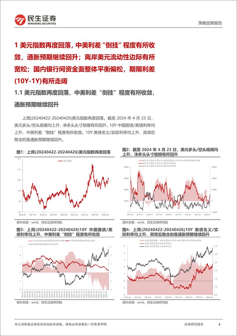 《资金跟踪系列之一百一十七：市场微观流动性改善，资源交易热度回落-240429-民生证券-38页》 - 第4页预览图