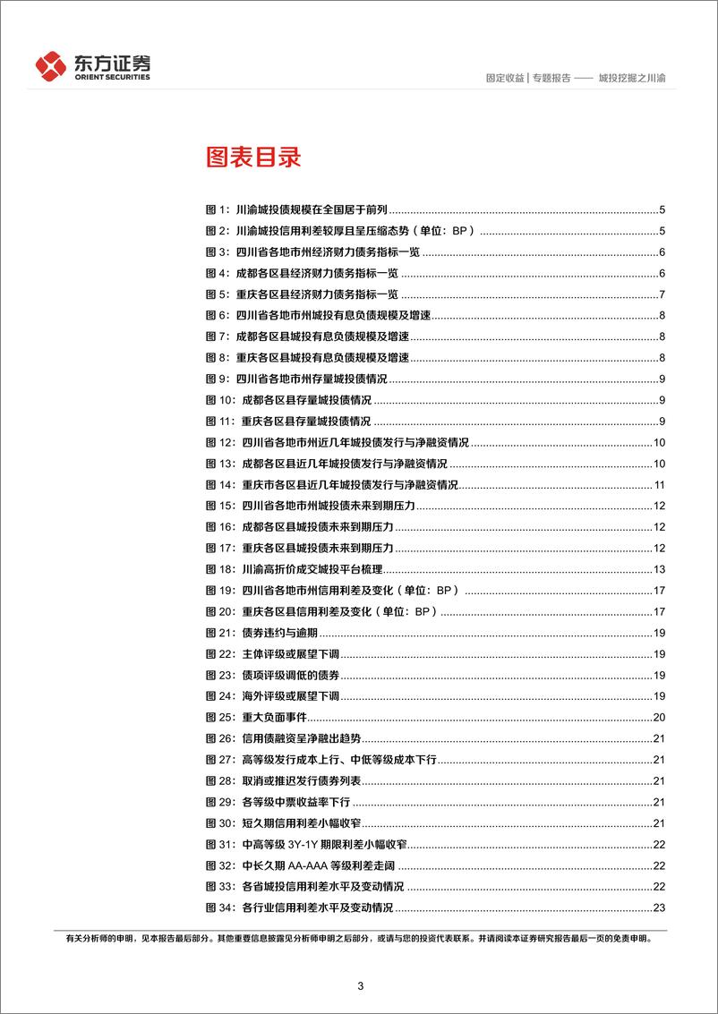 《固定收益专题报告：城投挖掘之川渝-20220721-东方证券-29页》 - 第4页预览图