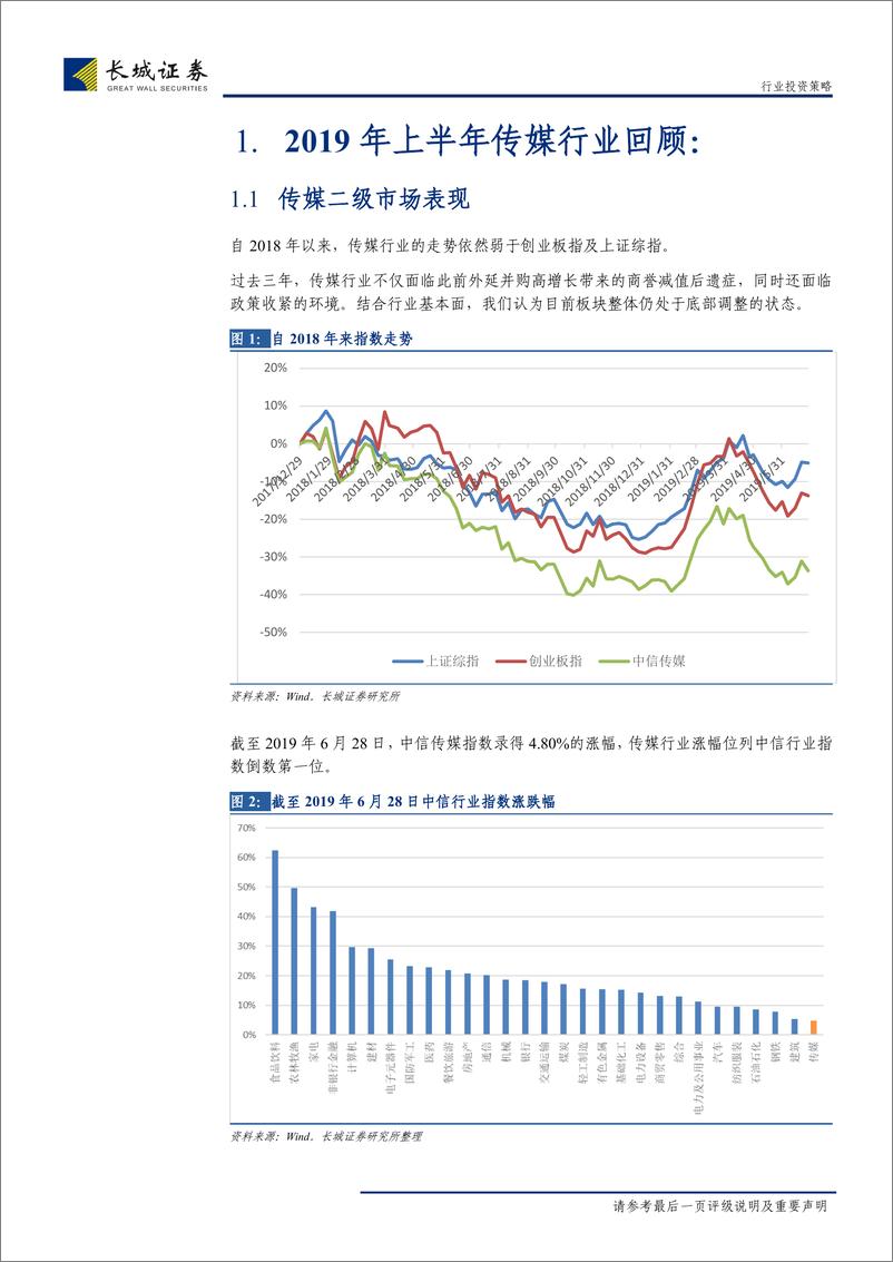 《传媒行业2019年中期投资策略：行业时限，静待触底反弹-20190712-长城证券-22页》 - 第6页预览图