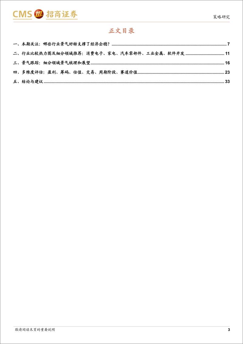 《行业比较与景气跟踪系列（2023年7月）：哪些行业景气好转支撑了经济企稳？-20230725-招商证券-35页》 - 第4页预览图