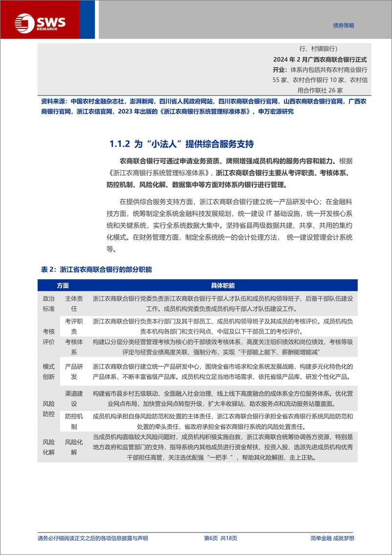 《金融债定价机制系列报告之三：详解浙江农商联合银行模式、浙江农商行金融债-240725-申万宏源-18页》 - 第6页预览图