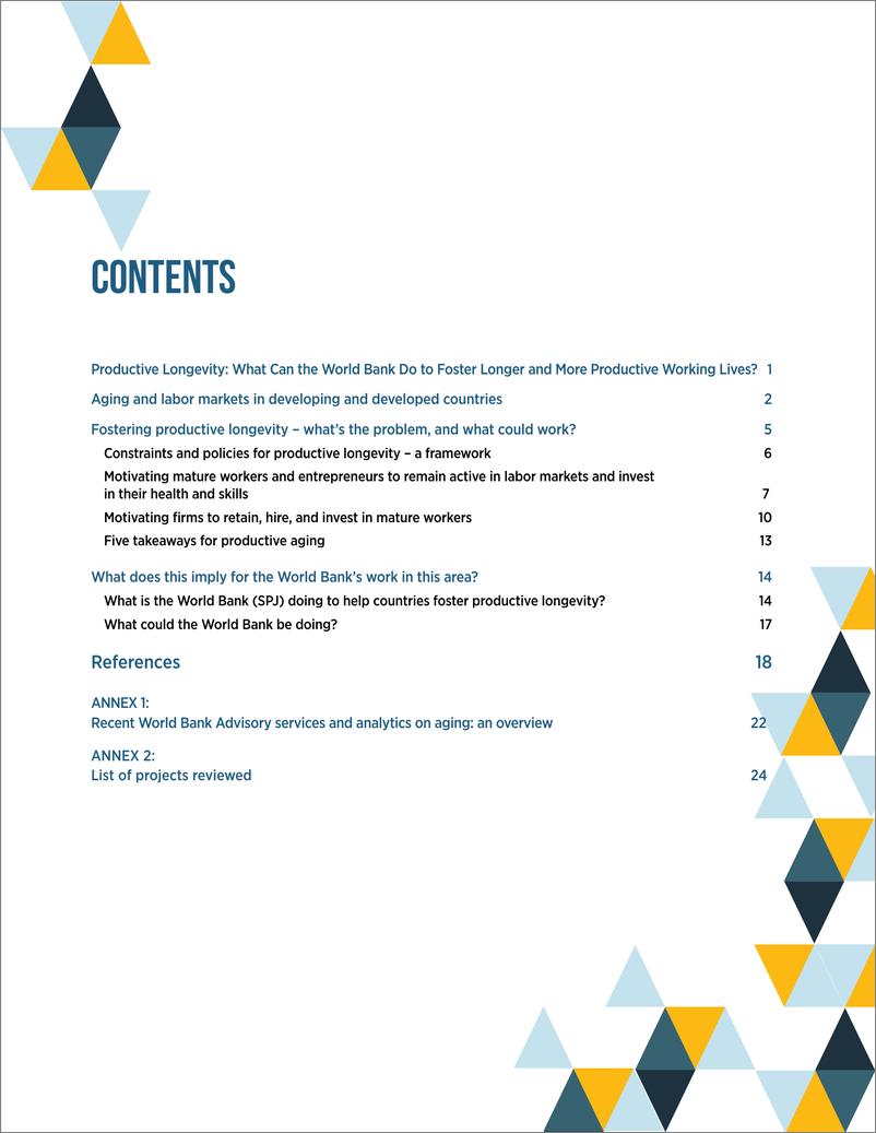 《世界银行-生产寿命：世界银行能做些什么来促进更长、更有成效的工作寿命在积极老龄化的世界中重新思考社会保护和就业（英）-2024-28页》 - 第3页预览图
