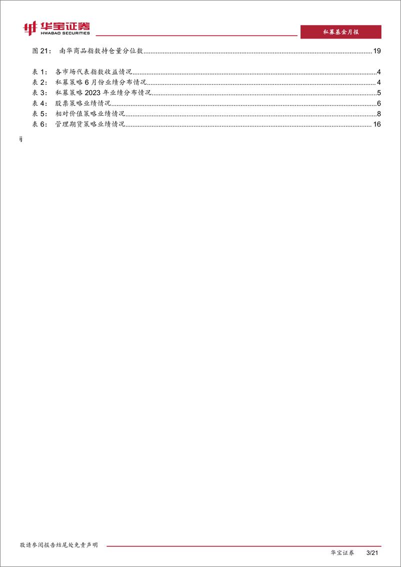 《私募基金策略跟踪评价月报：市场环境转弱，警惕市场中性策略收益回落-20230718-华宝证券-21页》 - 第4页预览图