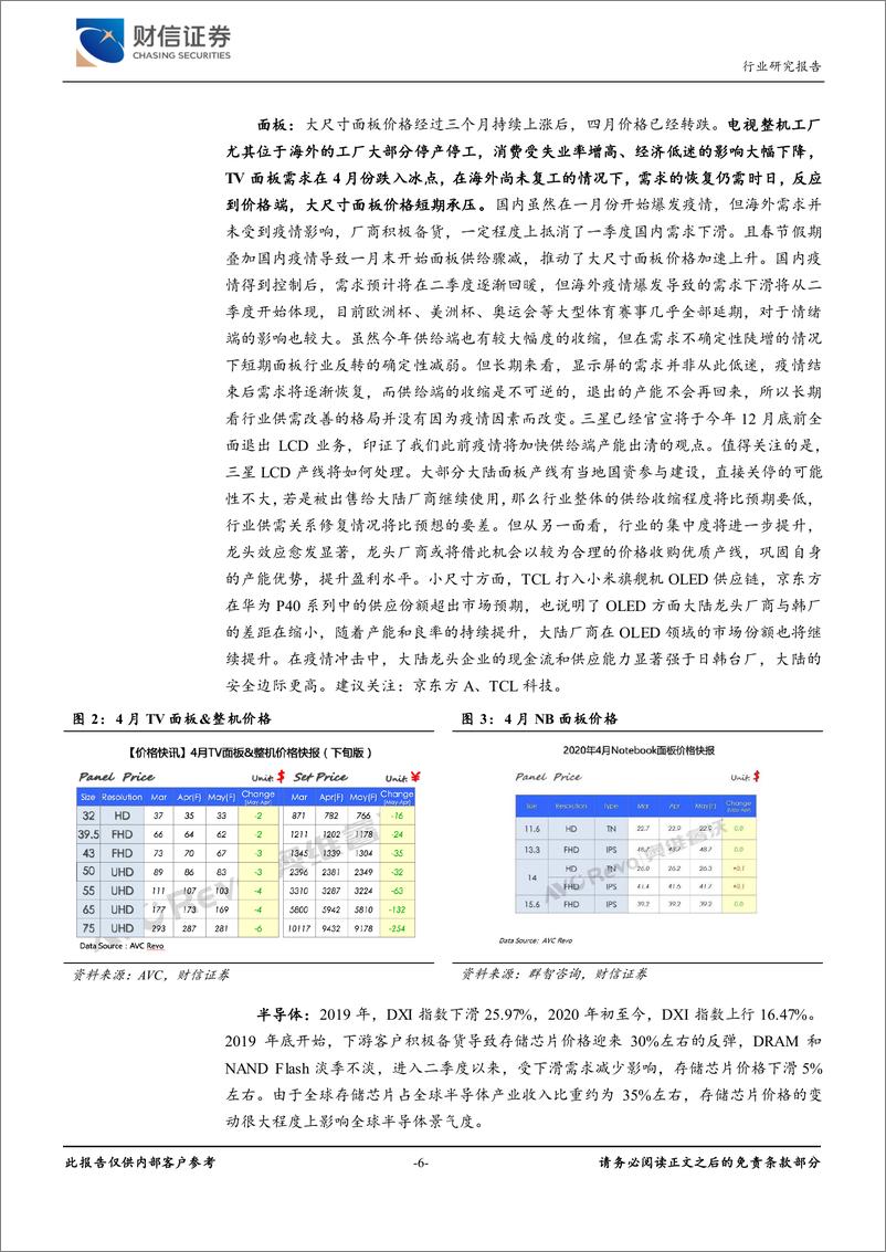 《电子行业点评：台湾电子龙头Q1业绩增速分化，静待下游需求明朗-20200427-财信证券-16页》 - 第7页预览图