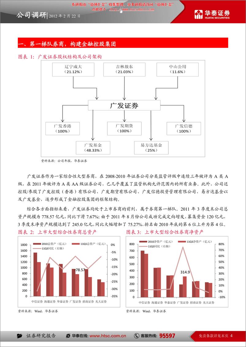 《广发证券（华泰证券）-深度报告-增发提升实力，估值仍高于同-120222》 - 第4页预览图