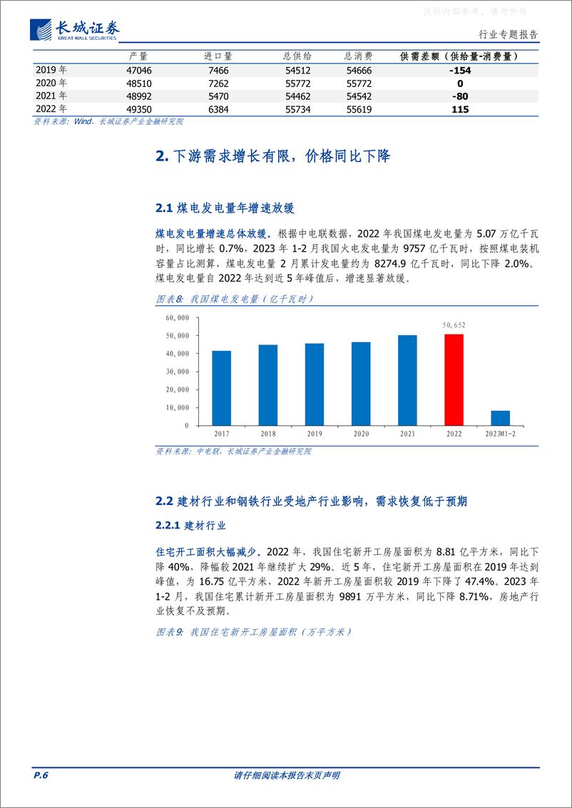 《长城证券-煤炭行业专题报告：助力复苏，煤炭行业进入新周期-230418》 - 第6页预览图