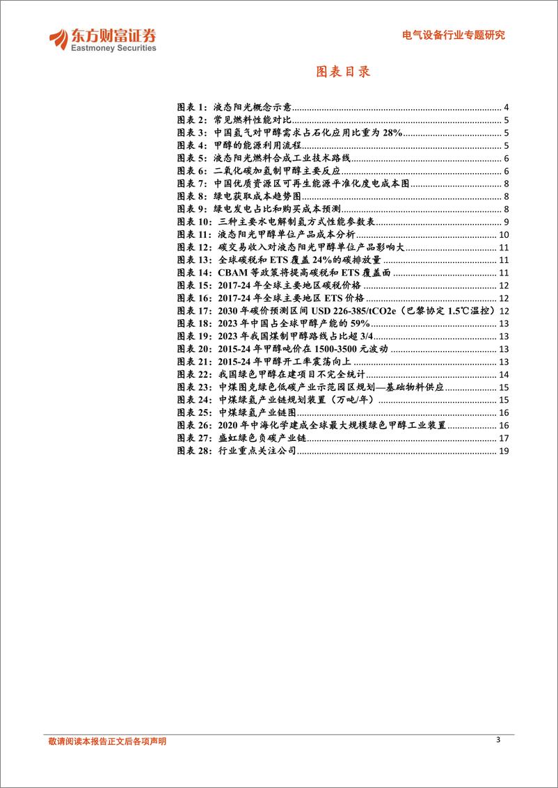 《东方财富证券-电气设备行业专题研究：液态阳光：绿氢＋CCUS，绿醇新技术》 - 第3页预览图