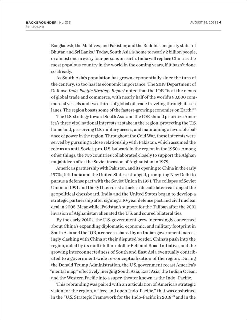 《美国传统基金会-对抗中国，美国在南亚的新战略（英）-2022.8-28页》 - 第5页预览图