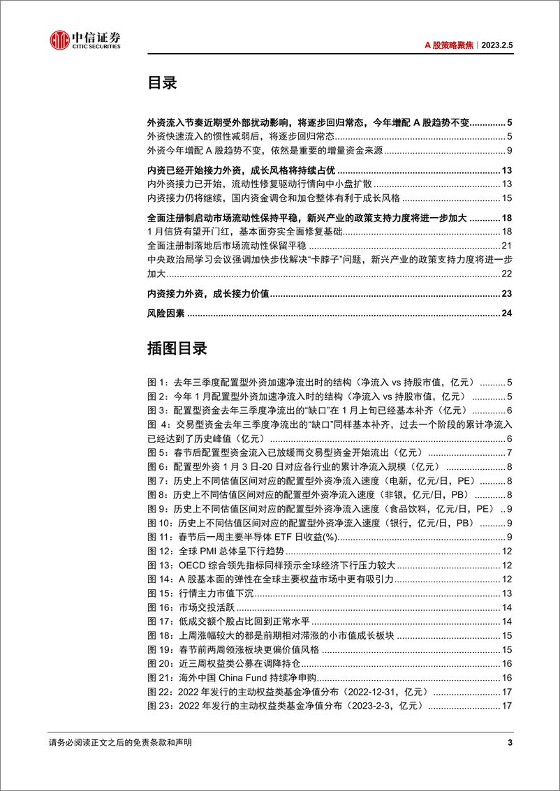 《A股策略聚焦：内资接力外资，成长接力价值-20230205-中信证券-26页》 - 第4页预览图