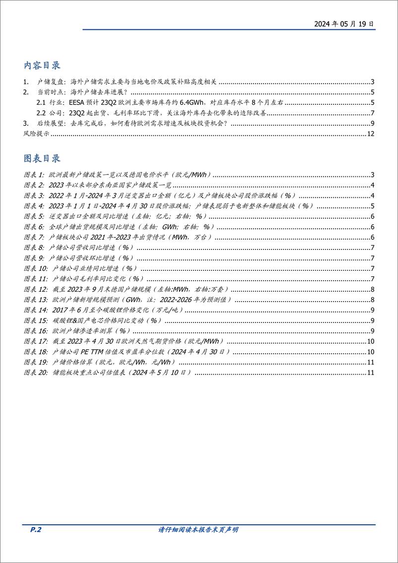 《电力设备行业深度：24Q2已至，如何看待海外户储去库进展？-240519-国盛证券-13页》 - 第2页预览图