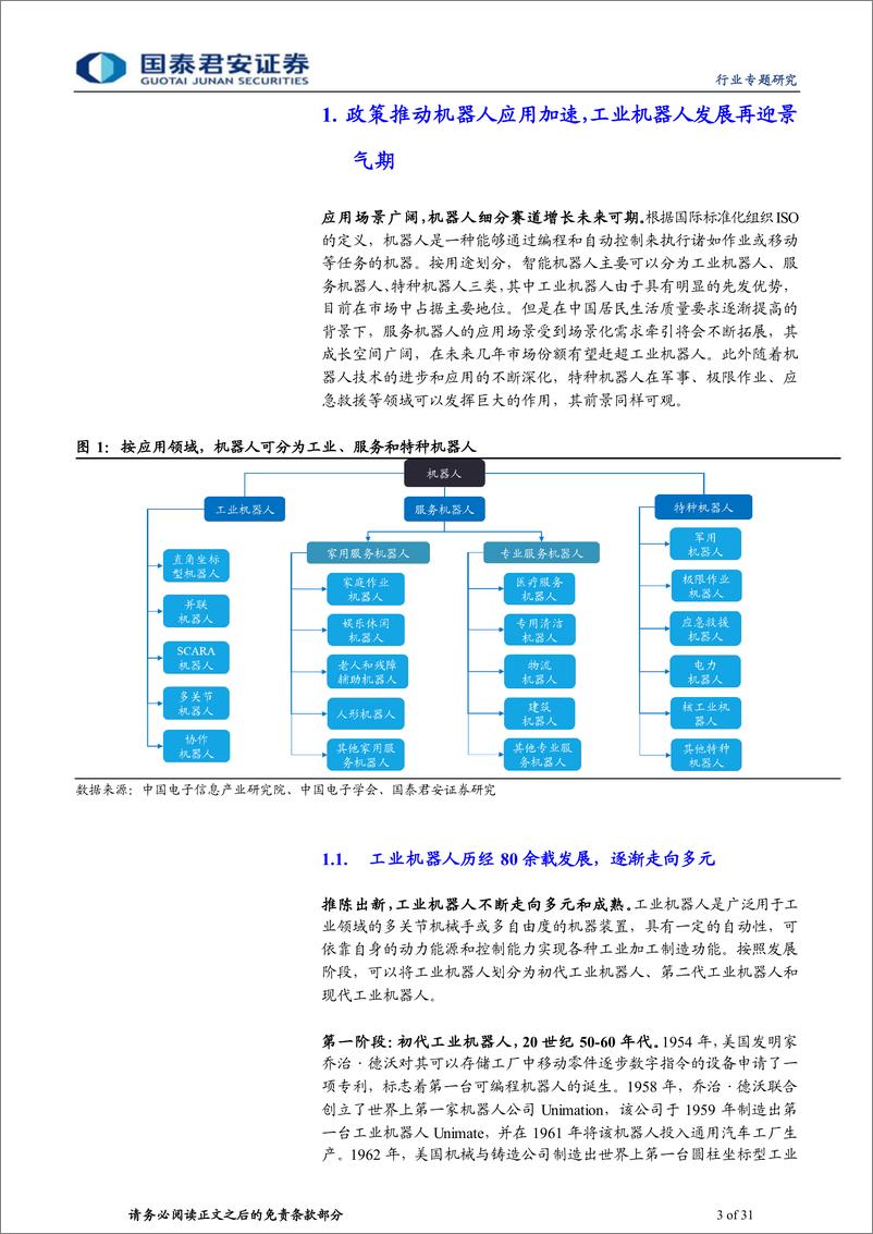 《机器人行业专题研究：机器人应用加速推广，科创板企业引领产业链发展-20230313-国泰君安-31页》 - 第4页预览图