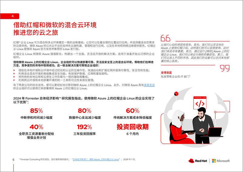 《RedHat红帽_2024探索微软Azure上的红帽企业Linux的业务优势报告_英文版_》 - 第6页预览图