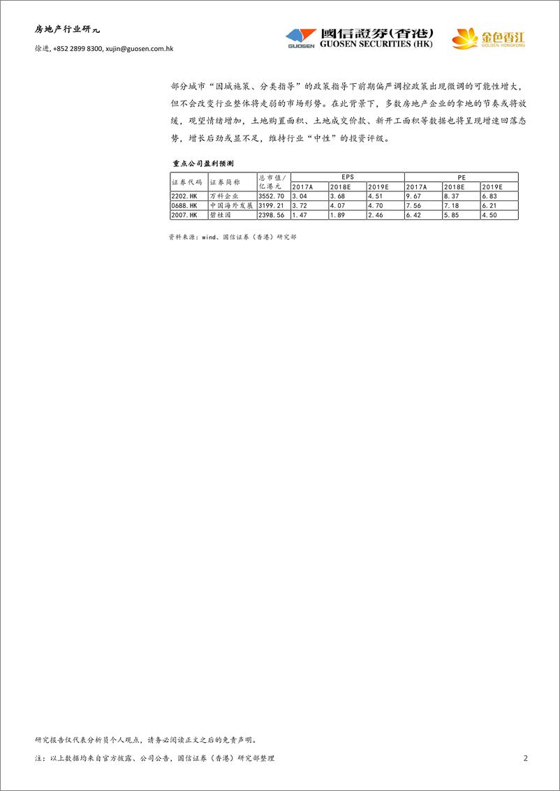 《房地产行业研究：2018年投资、新开工保持高位，但销售降温，增长后劲或将不足-20190219-国信证券（香港）-10页》 - 第3页预览图