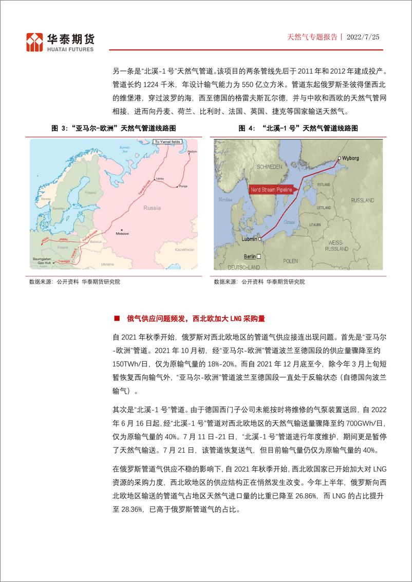 《天然气专题报告：“北1号”输气量下降，对全球天然气市场影响几何？-20220725-华泰期货-26页》 - 第7页预览图