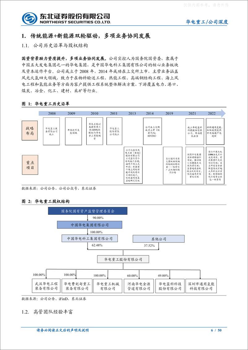 《东北证券-华电重工(601226)火电海风显著放量，氢能业务蓄势待发-230329》 - 第6页预览图