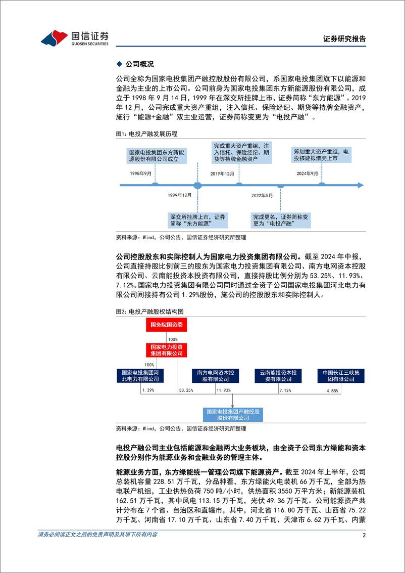 《电投产融(000958)“能源%2b金融”双主业，拟进行资产重组打造A股第三家核电运营公司-241020-国信证券-12页》 - 第2页预览图