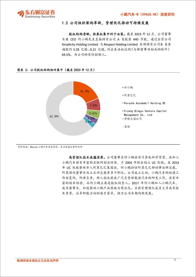 《小鹏汽车-W(09868.HK)深度研究：开启强劲产品周期，技术领先有望兑现-240730-东方财富证券-38页》 - 第7页预览图