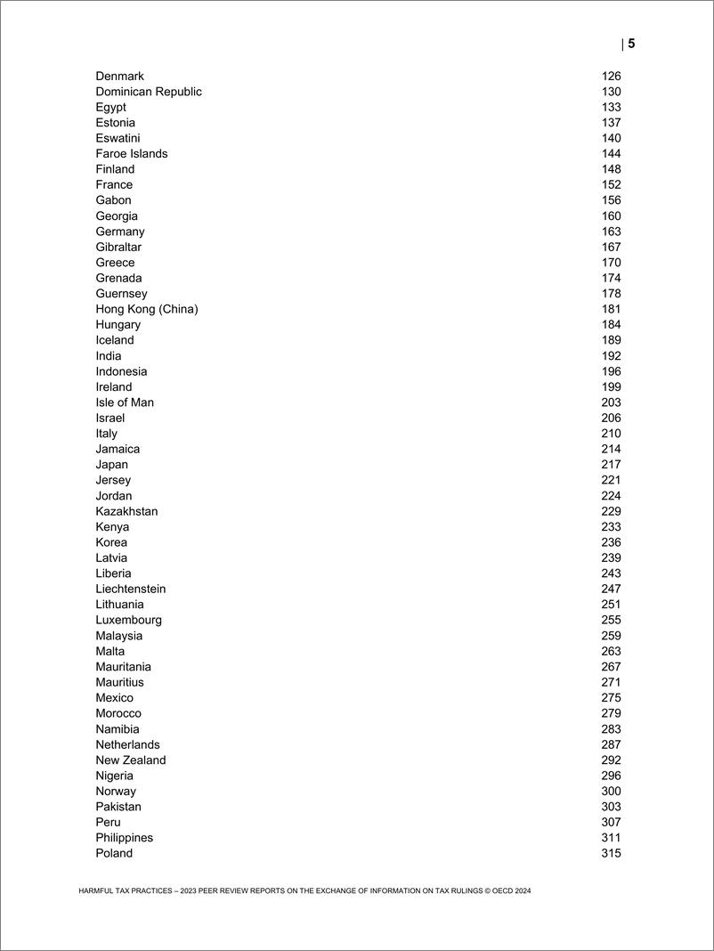 《有害税收惯例——2023年税收裁决信息交换同行审查报告（英）-429页》 - 第7页预览图