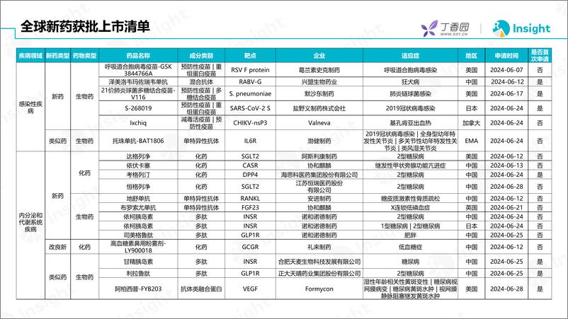 《丁香园：2024年6月全球新药月度报告-数据篇-25页》 - 第6页预览图