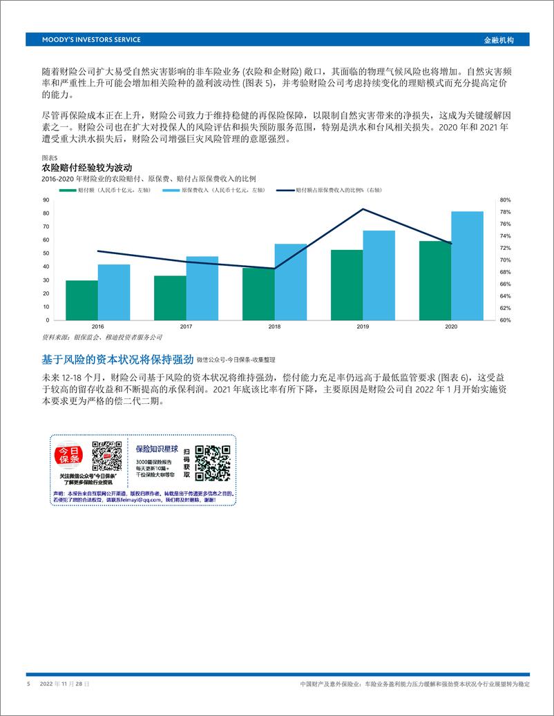 《中国车险业务展望：盈利能力压力缓解和强劲资本状况令行业展望转为稳定-穆迪 9页》 - 第6页预览图