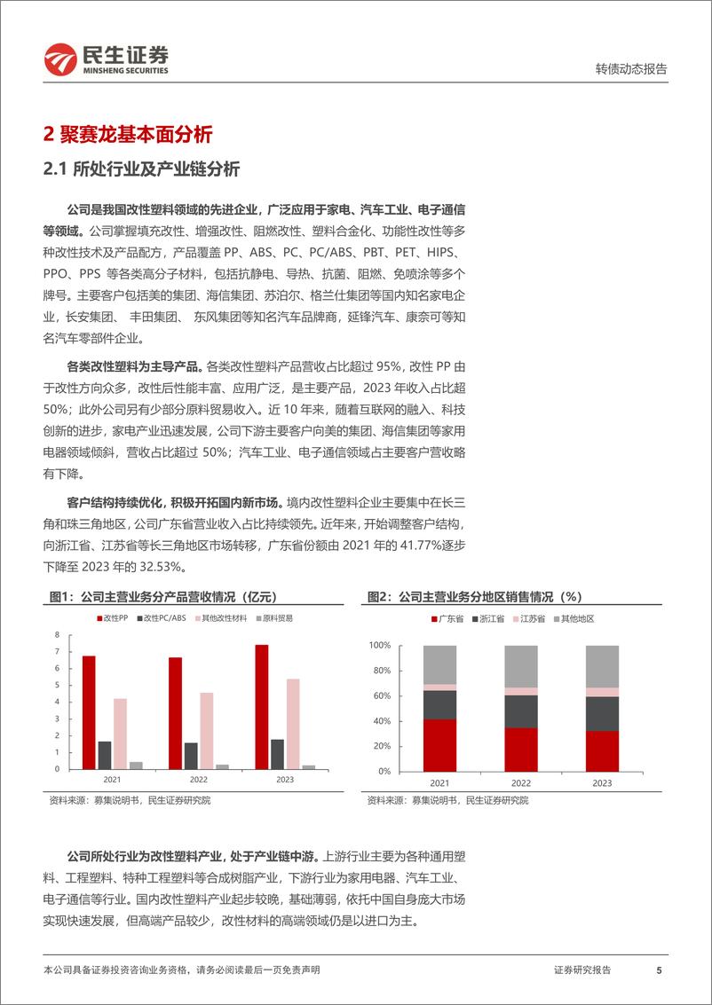 《可转债打新系列：赛龙转债，国内改性塑料领域领先企业-240707-民生证券-14页》 - 第5页预览图