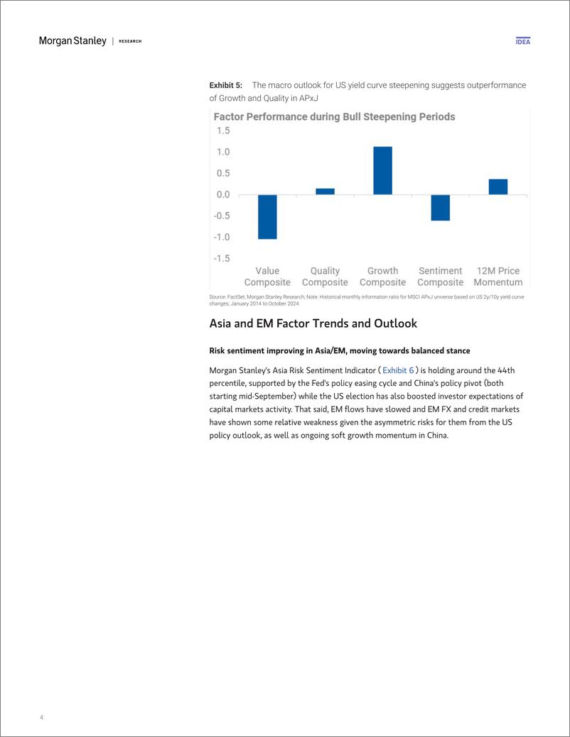 《Morgan Stanley-Asia Quant Perspectives Factoring Macro into Factors-112264365》 - 第4页预览图