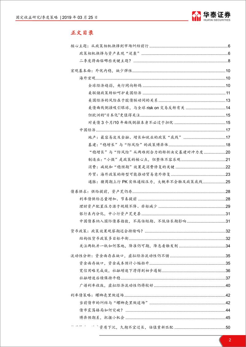 《2019年二季度债市展望：胜负手已决，合于利而动-20190325-华泰证券-65页》 - 第3页预览图