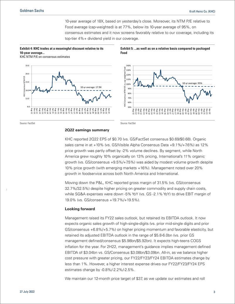 《Kraft Heinz Co. (KHC Further relative under-performance seems unlikely from here; Up to Neutral(1)》 - 第4页预览图