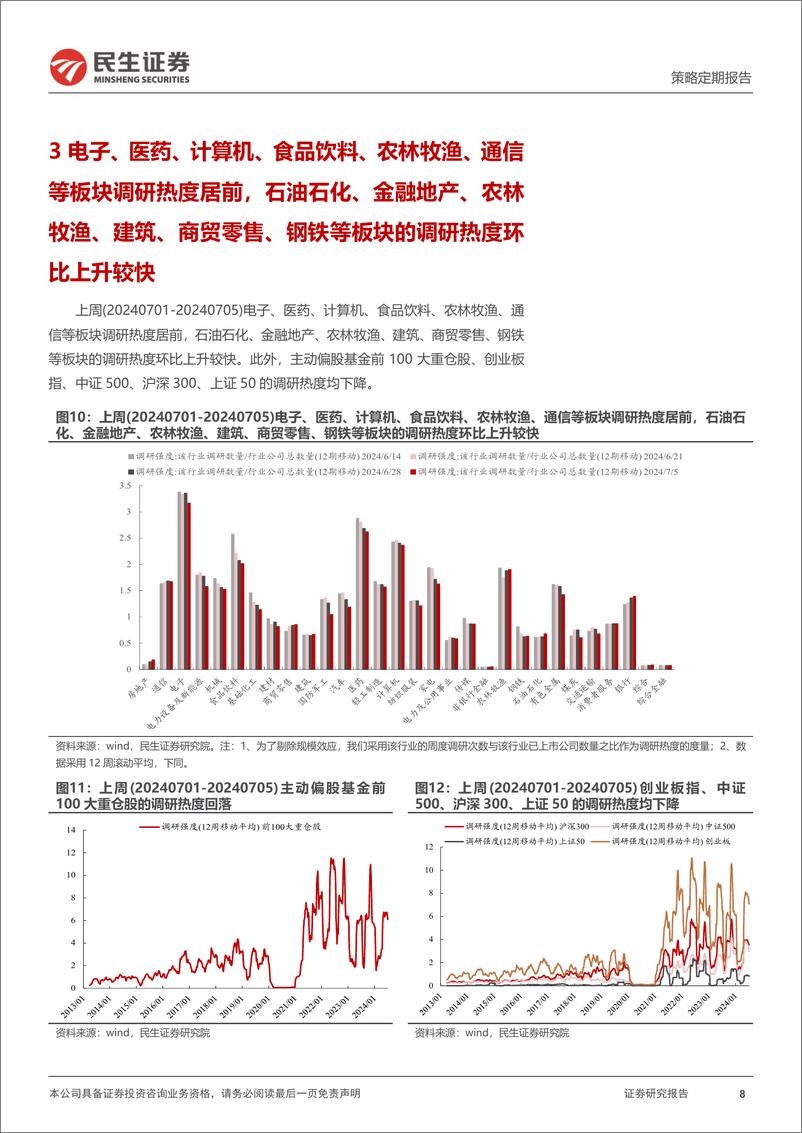 《资金跟踪系列之一百二十七：ETF仍是主要买入力量，北上配置盘有所回流-240708-民生证券-38页》 - 第8页预览图