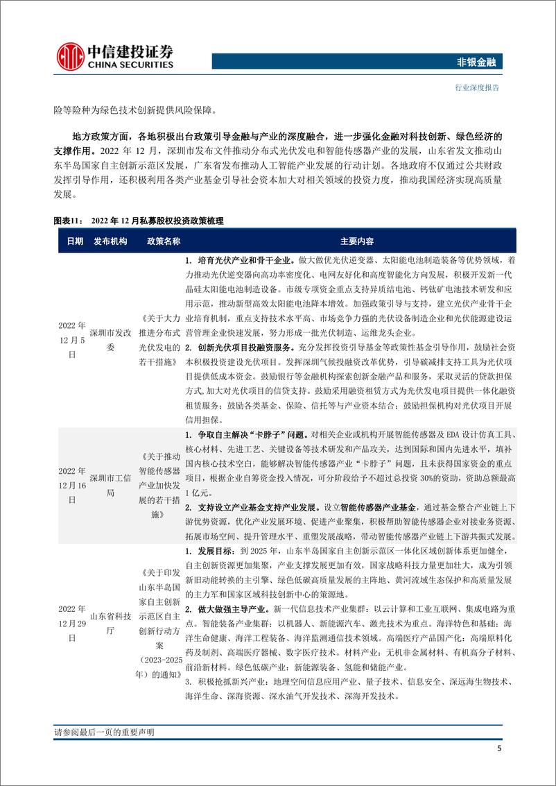 《非银金融行业：私募股权投资市场月报（2022年12月）-20230203-中信建投-20页》 - 第8页预览图