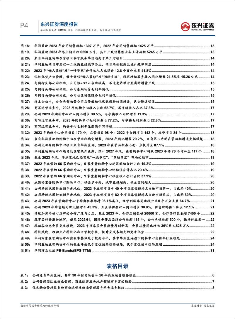 《华润万象生活(01209.HK)手握稀缺重奢资源，商管能力行业领先-240520-东兴证券-36页》 - 第4页预览图