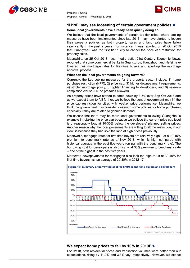 《CIMB-中国房地产2019年展望：2019年上半年政策可能会放松（英文）-2018.11.8-132页》 - 第8页预览图