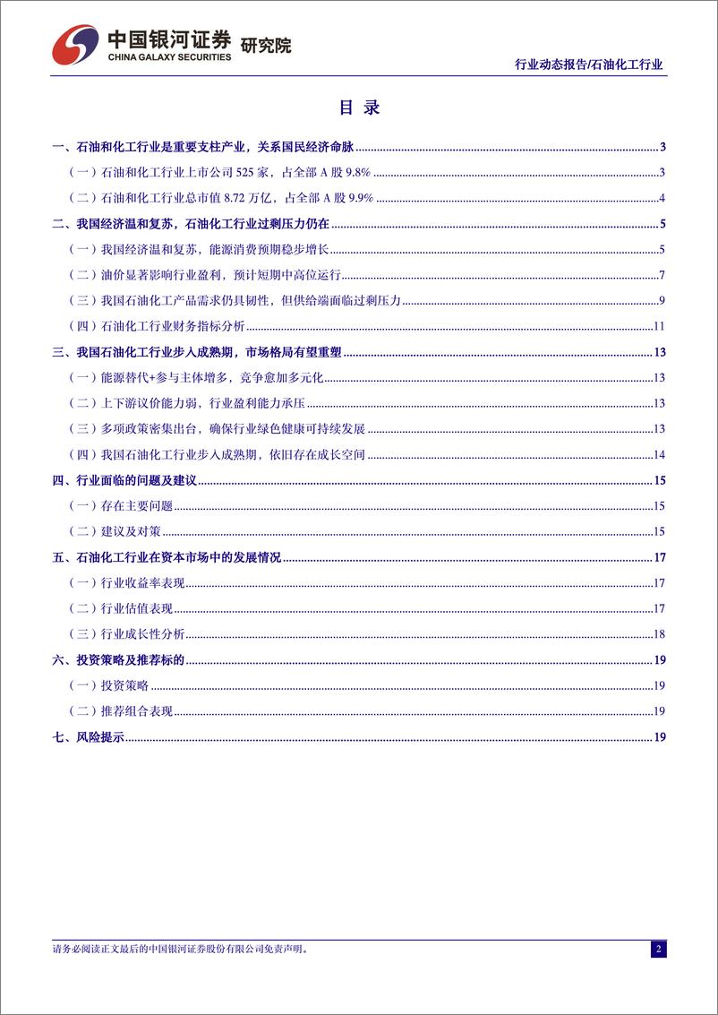 《石油化工行业5月动态报告：油价重心高位回落，看好低估值成长型标的-240603-银河证券-21页》 - 第2页预览图