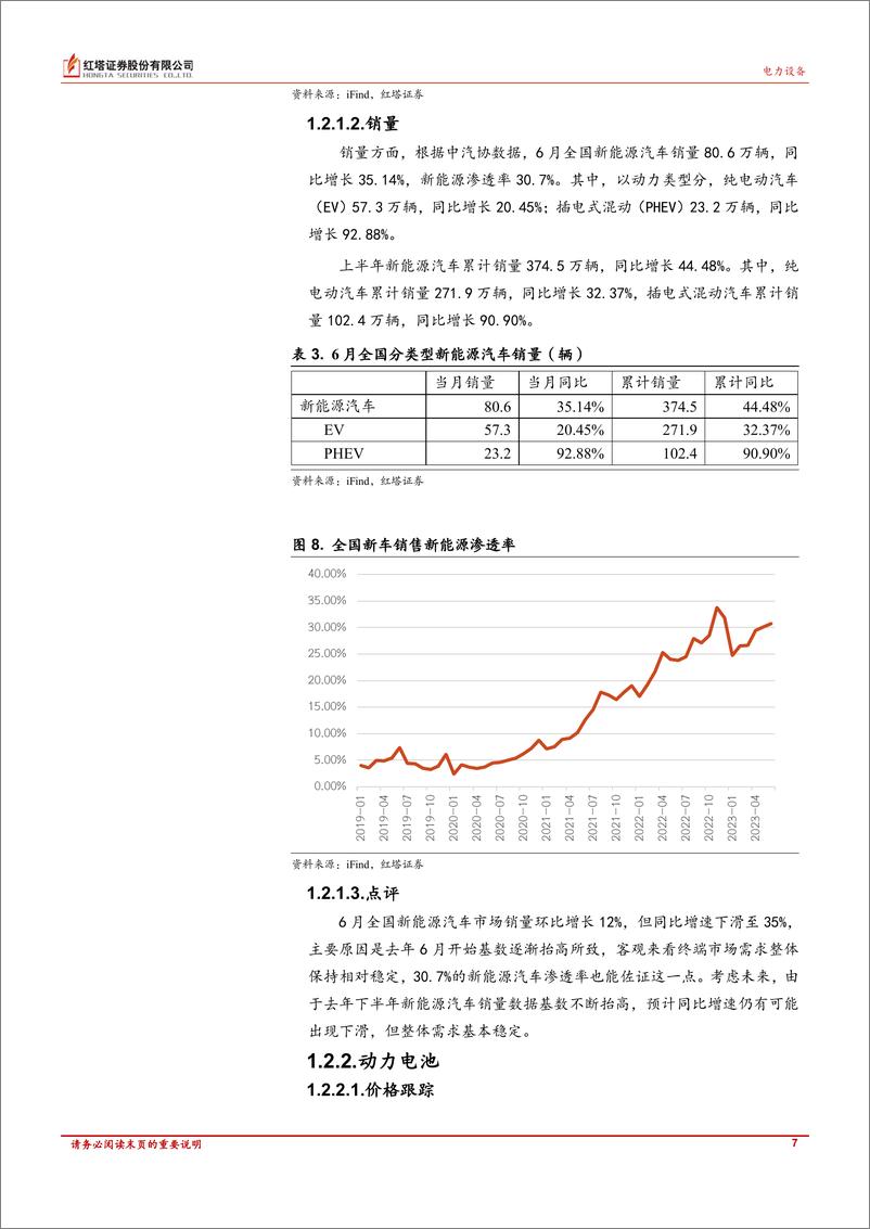 《电力新能源行业：光伏装机高景气度下产业链价格底部震荡，风电六月装机创新高-20230726-红塔证券-18页》 - 第8页预览图