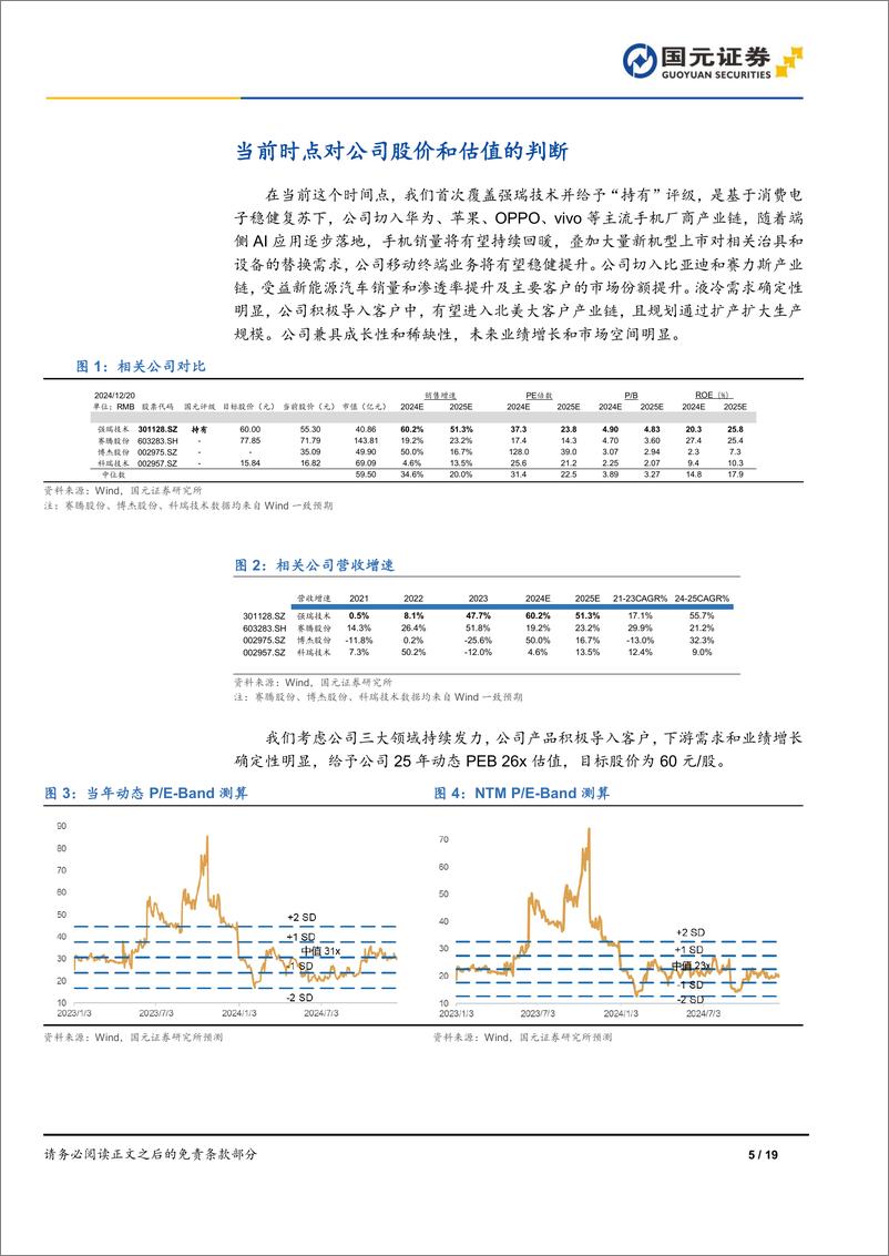 《强瑞技术(301128)首次覆盖报告：移动终端稳健增长，新能源汽车和散热带动业绩弹性-241223-国元证券-19页》 - 第5页预览图