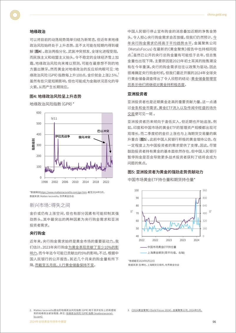 《2024年全球黄金市场年中展望-10页》 - 第6页预览图