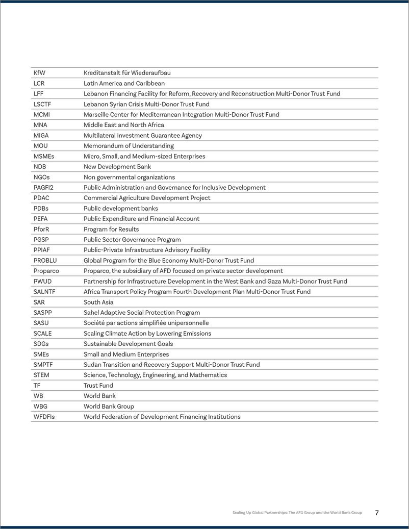 《世界银行-扩大全球伙伴关系：AFD集团和世界银行集团（英）-2024.4-64页》 - 第7页预览图