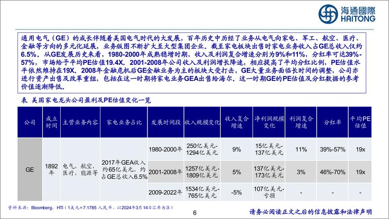 《家电行业：国内外家电公司估值比较分析-240317-海通国际-36页》 - 第5页预览图