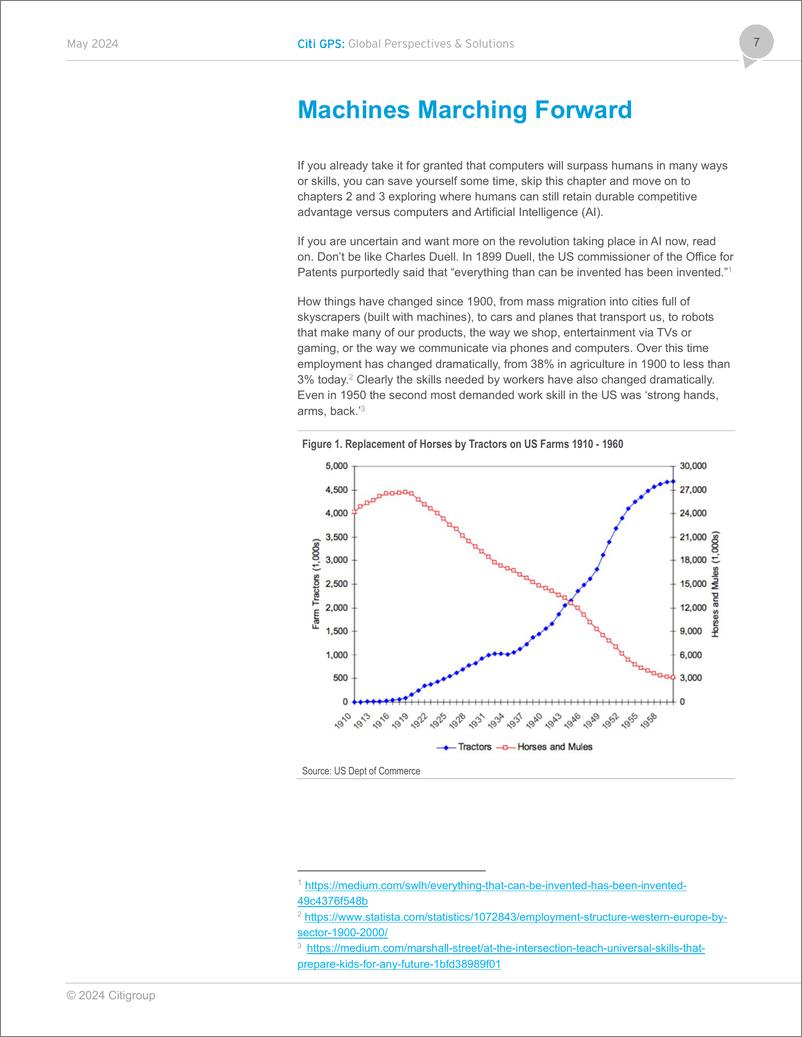 《花旗（Citi）：2024机器无法掌握的技能：AI时代中人类技能的崛起报告（英文版）》 - 第7页预览图