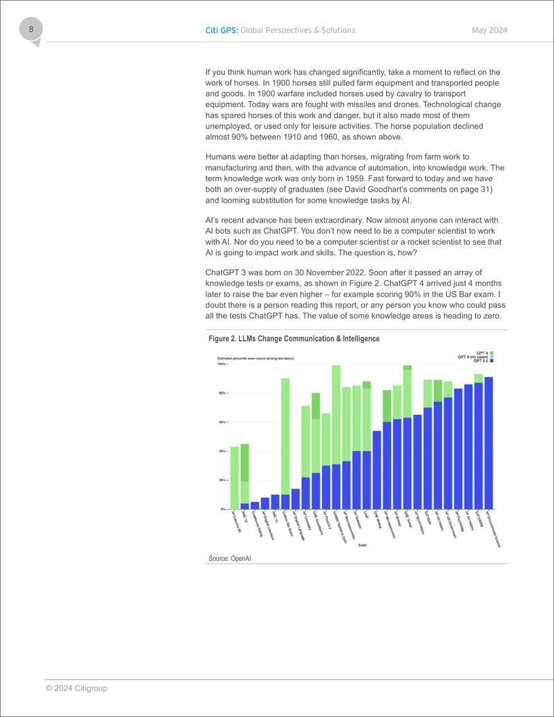 《花旗（Citi）：2024机器无法掌握的技能：AI时代中人类技能的崛起报告（英文版）》 - 第8页预览图