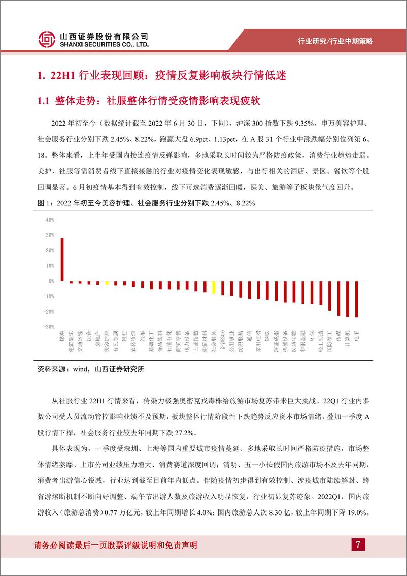 《社服行业2022年中期投资策略：把握高成长赛道，关注疫情影响行业供需边际改善-20220706-山西证券-35页》 - 第8页预览图