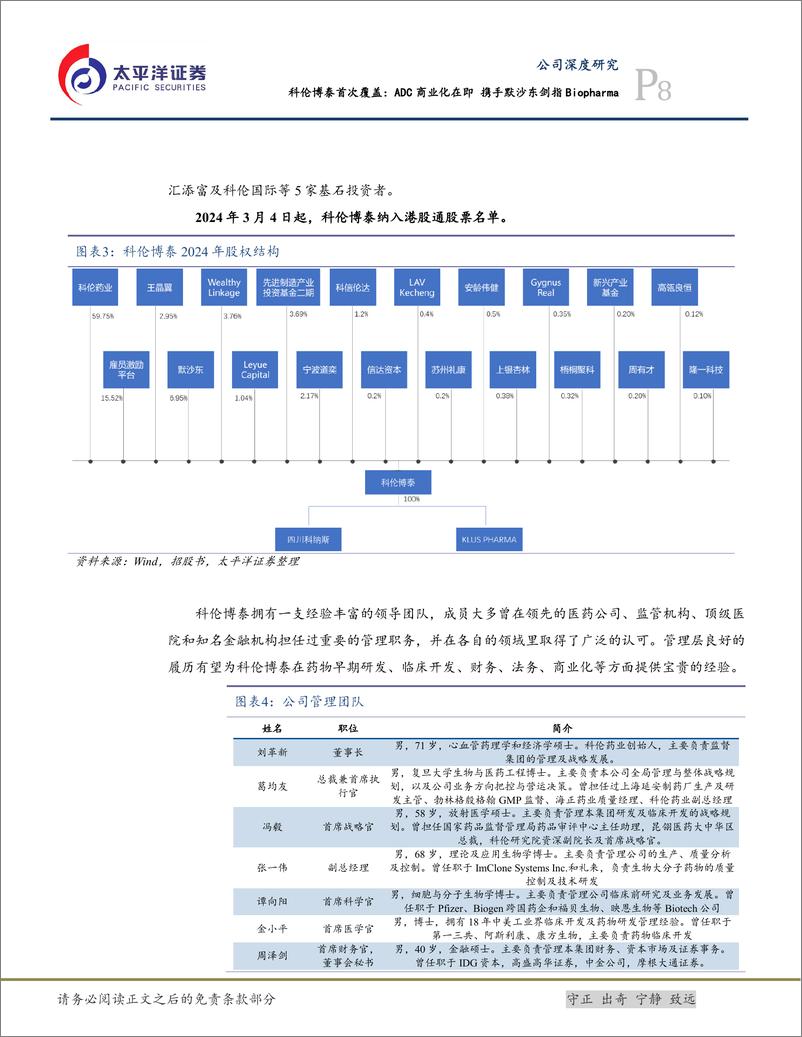 《太平洋-科伦博泰生物-B-06990.HK-深度报告：ADC商业化在即，携手默沙东剑指Biopharma》 - 第8页预览图