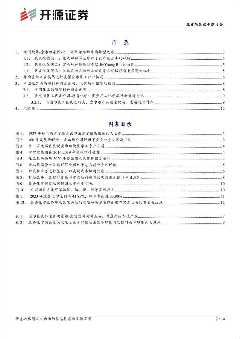 《北交所策略专题报告：全球巨头启示录，索尔维经验探寻北交所化工企业发展并购方向-250315-开源证券-14页》 - 第2页预览图
