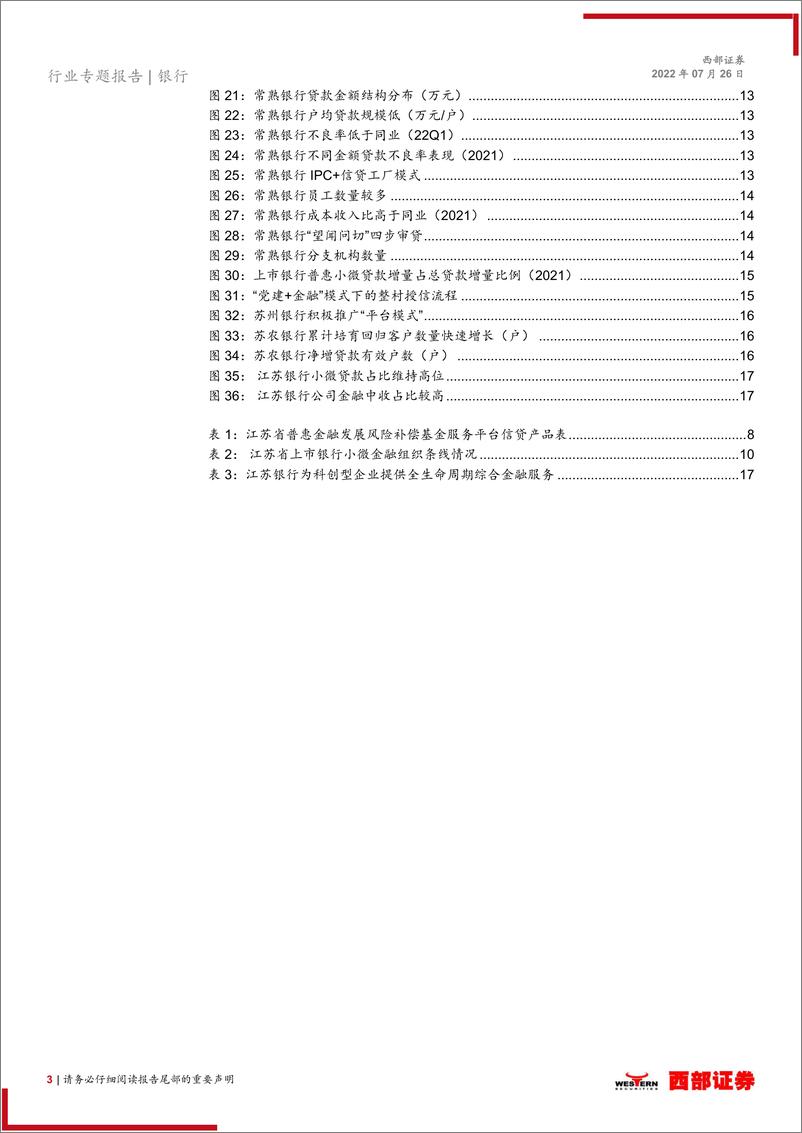 《银行业专题报告：小微金融如何在沃土江苏发光发亮-20220726-西部证券-20页》 - 第4页预览图