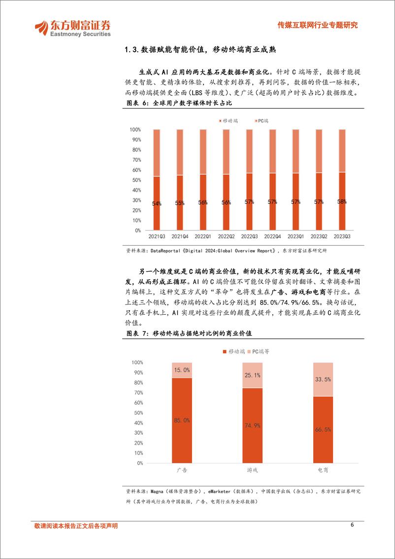 《传媒互联网行业专题研究：诸神的黄昏，超级入口的诞生与智能应用的重构-240909-东方财富证券-23页》 - 第6页预览图