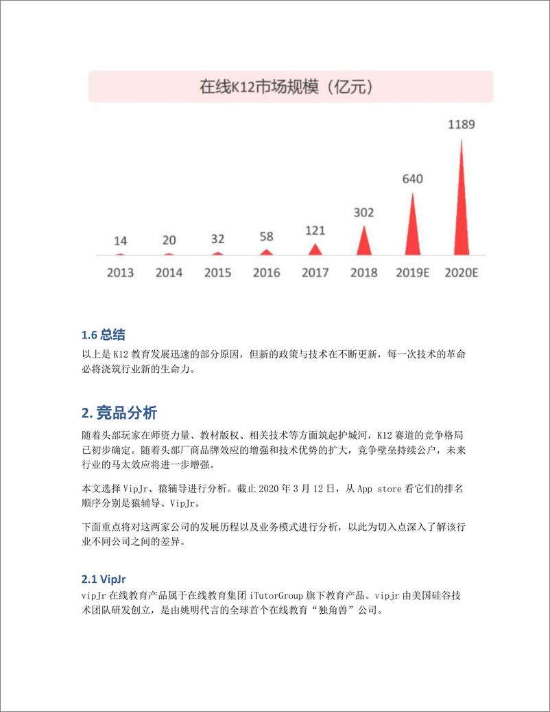 《VipJr产品分析报告：K12教育界的翘楚》 - 第5页预览图